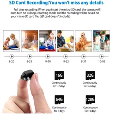 NEW X5 Mini Camera HD1080P Compact Wireless WIFI Camera with Cyclic Recording gallery
