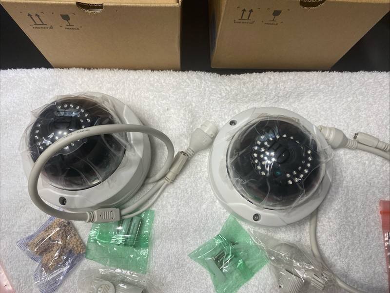 👉✅Avue 2MP IP (2) Dome Camera POE 3.6mm Lens 100ft IR Dual Video Dome Camera