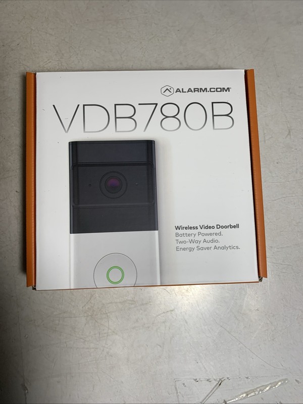 Alarm.com VDB-780B Wireless Video Doorbell 1080p Brand New