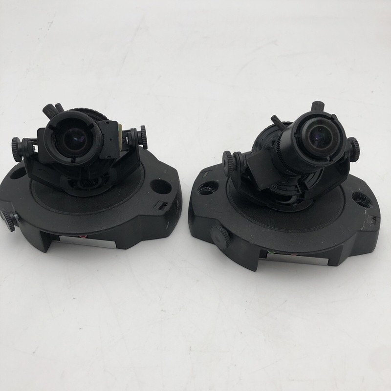 Lot of 2 Axis 216FD Model IP Network PoE Security Cameras Only POWER TEST READ A