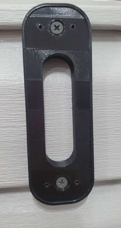 ecobee Video Doorbell Dutch Lap 4.5" Siding Mounting Bracket Wedge 3D Printed gallery