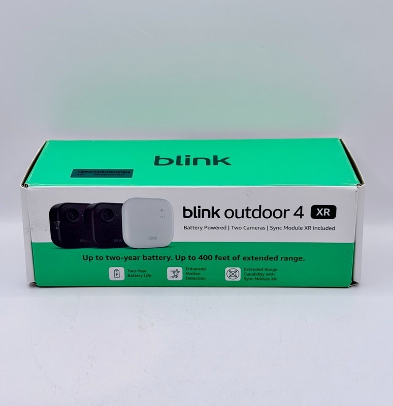 Blink Outdoor 4 XR 2 Security Camera Kit with XR Sync Module & 4x Coverage - NEW gallery