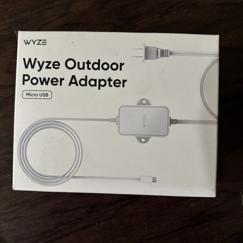 Wyze Outdoor Power Adapter for Wyze Cam Brand New [Cam Sold Separately]