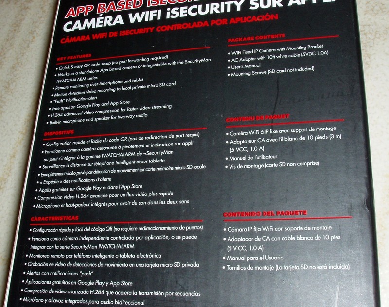 Securityman IWATCHALARMD App Based WiFi Indoor Camera with Audio & Night Vision gallery