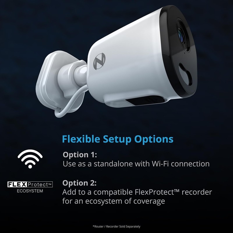 Night Owl WCM-FWIP8L-BS Plug-In Wi-Fi 4K Security Camera with 2-Way Audio™ gallery