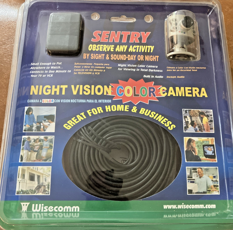 Wisecomm Sentry Night Vision Color Camera Sight/Sound Day Night #OC950