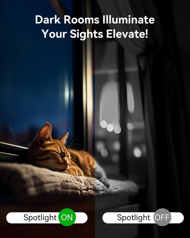 5G Indoor Cameras for Home Security, 2K Pet Camera with Phone App, 360° PTZ Home gallery