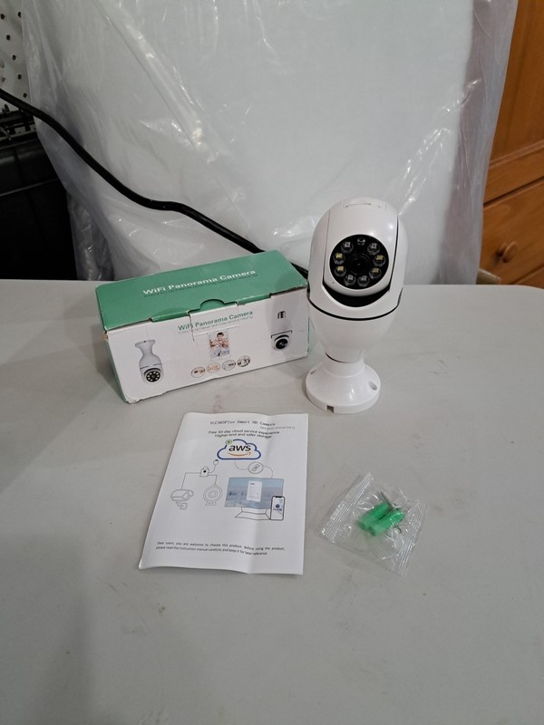 HD Smart Camera, WiFi Panorama Camera, 360° View, Model HX-AJ04 White