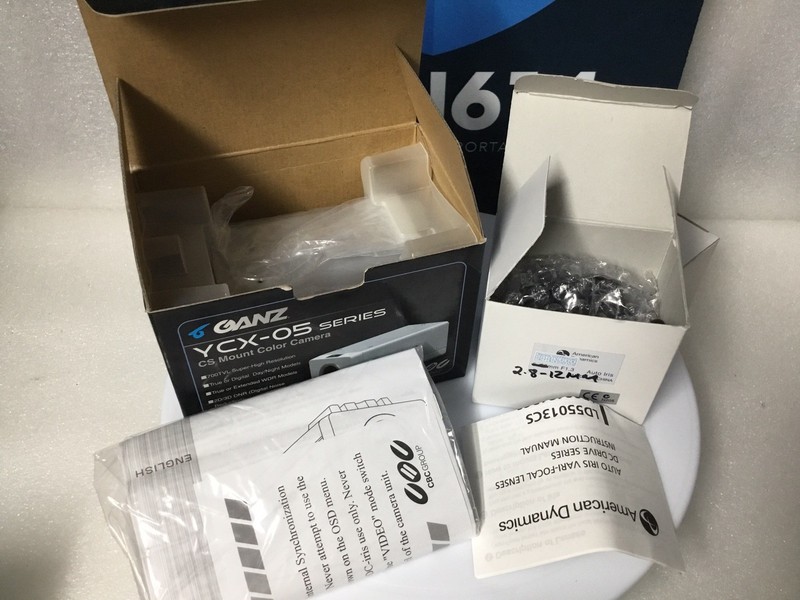 GANZ YCX-05 Series Security Color Camera W/ 2.8-12mm 700TVL WDR Day/Night NEW! gallery