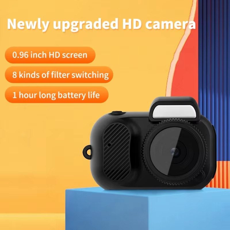 Retro Mini Camera with Screen Indoor Home Outdoor 1080P HD Portable Very Small C gallery