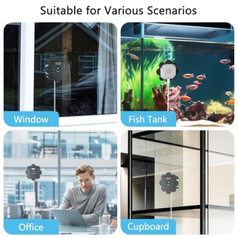 Uniter 2.5K Window Camera, 2.4GHz/5GHz WiFi Indoor Window Cameras for Home Secur gallery