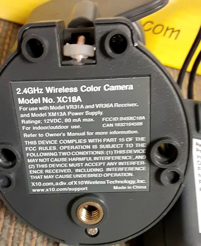 NIB X10 XCam2 Wireless Color Camera Home Security System Model XX16A gallery
