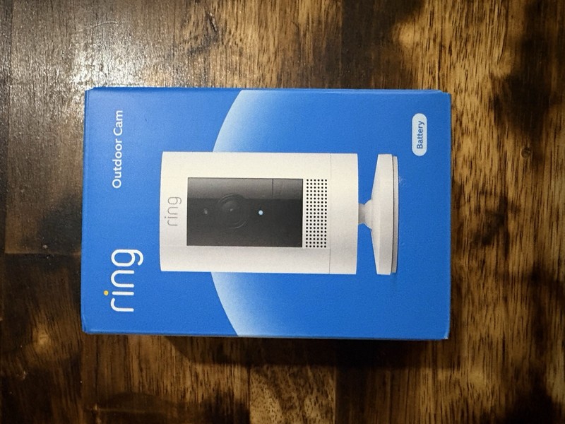 Ring Stick Up Cam Battery HD Security Camera (New in Box