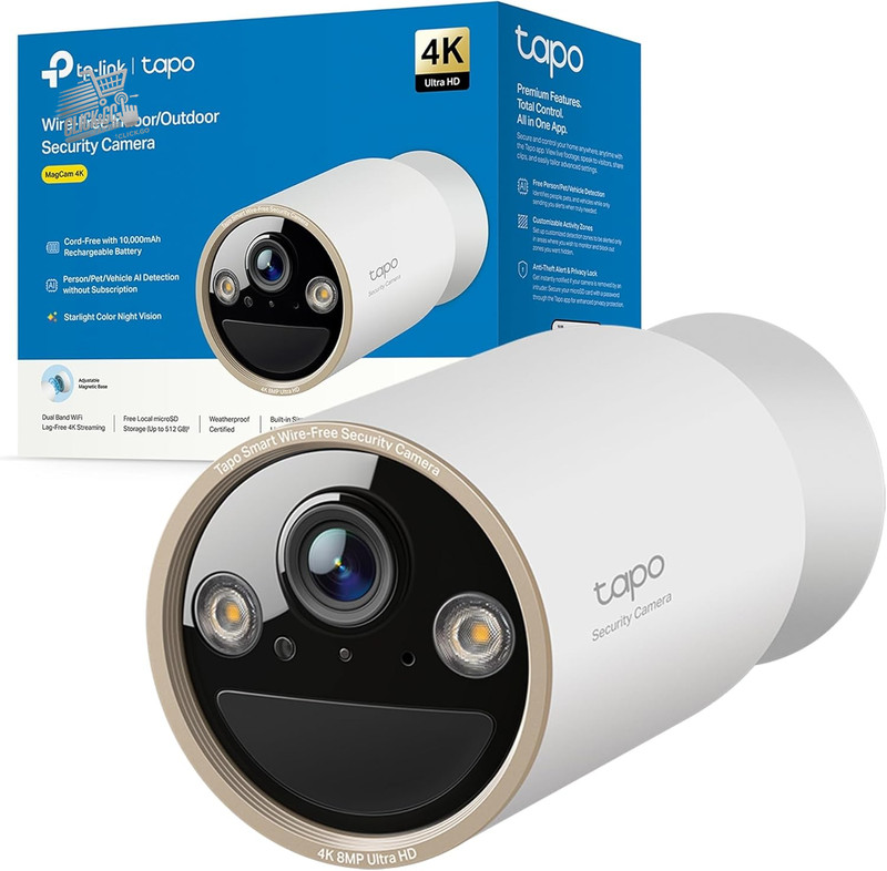 Alexa 2K 4MP Indoor Wi-Fi Camera 360 Pan Tilt Night Vision gallery