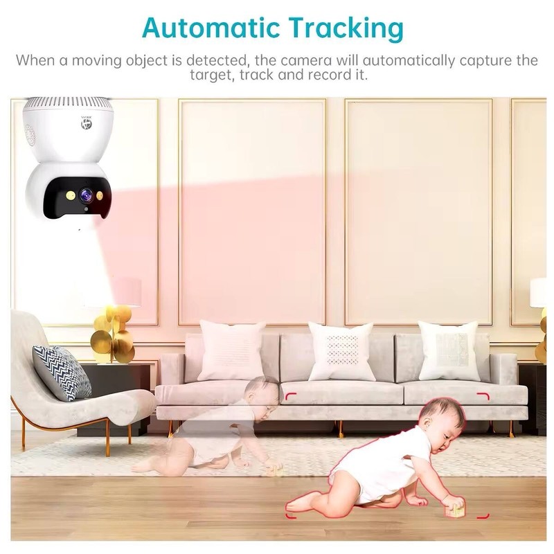 Jooan 5MP PTZ IP Camera 5G WIFI Wireless Security Camera Home Indoor AI gallery