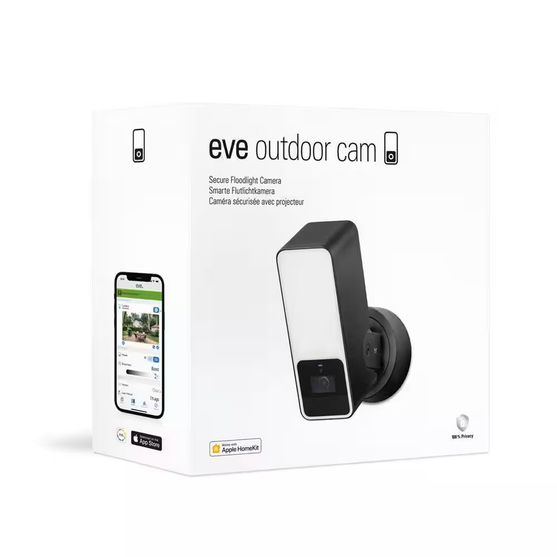 Outdoor Cam - Smart Wired Dimmable Outdoor Floodlight, Works with Apple Home, 2- gallery