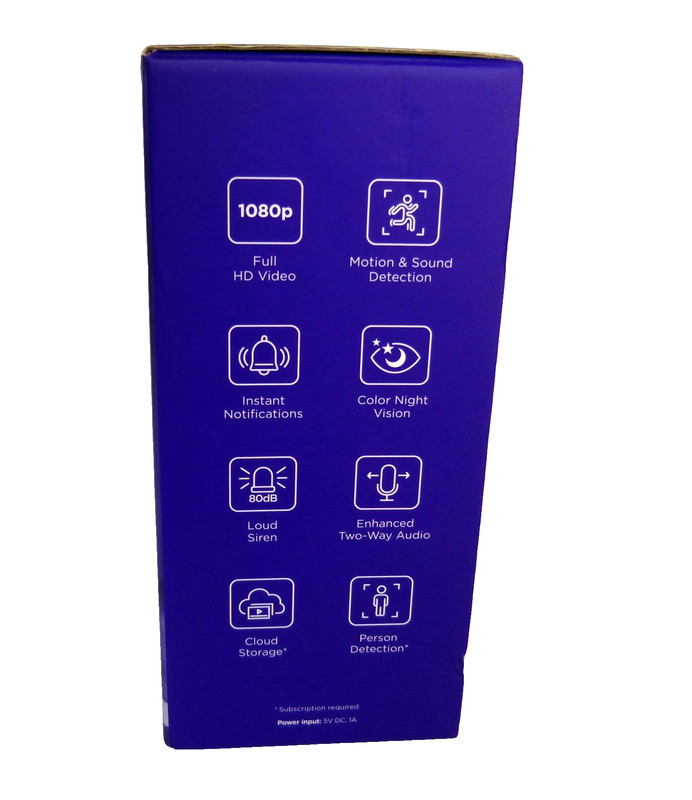 Roku Indoor Camera SE Wired Surveillance Smart Camera Google Alexa New gallery