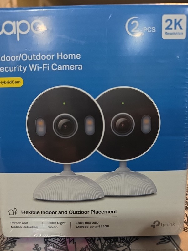 Tapo 2K 3MP Indoor/Outdoor Security Camera – Free Person/Motion/Baby Cry