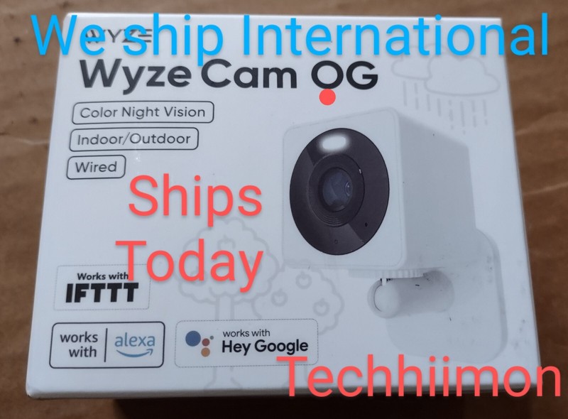 WYZE CAM WIFI WIRELESS CAMERA OG SPOTLIGHT SECURITY PET DOG BABY FASTER THAN V3 gallery