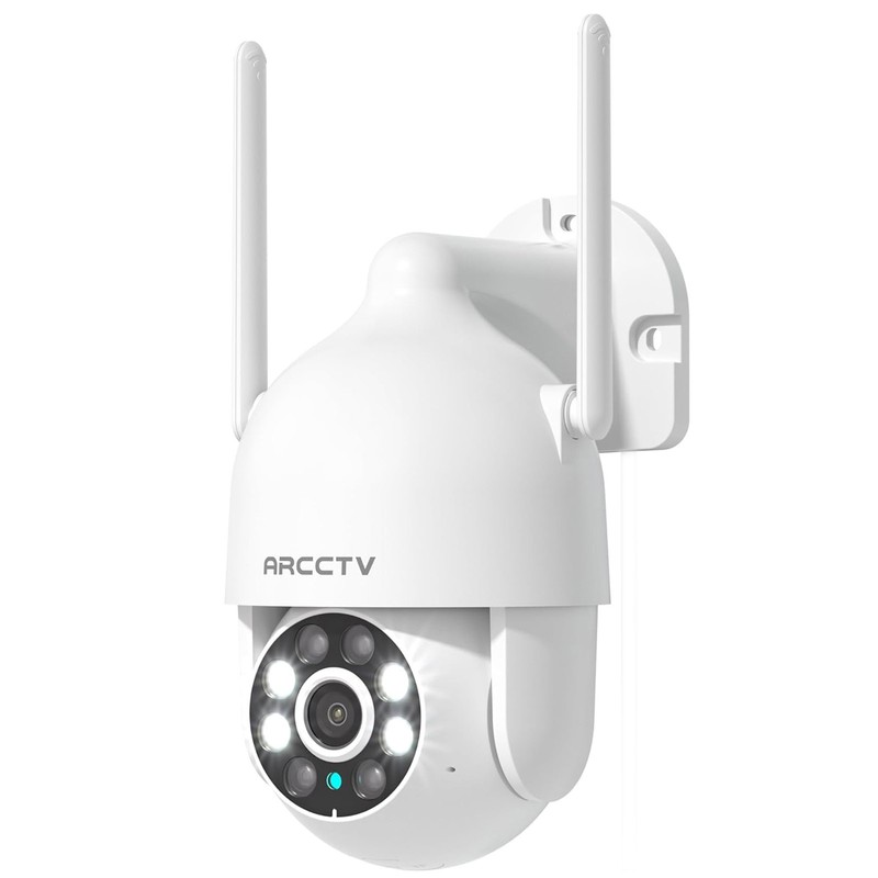 ARCCTV 3MP Wireless Security Camera System Outdoor WiFi Pan/Tilt IR Night Vision