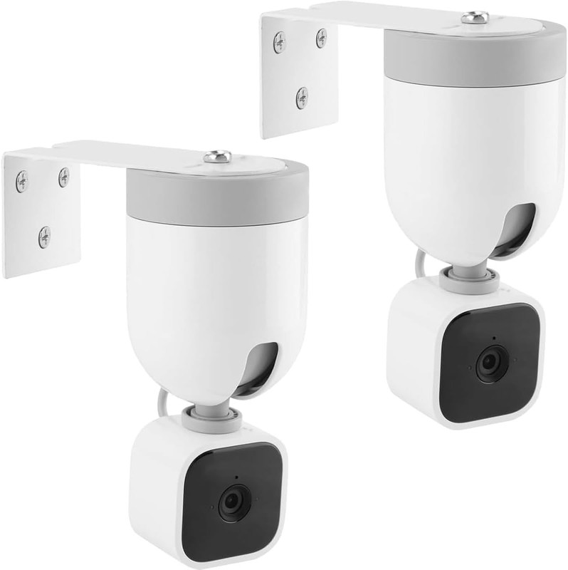 2-Pack Metal Wall Mount Bracket for Blink Mini Pan-Tilt , No-Drill Adhesive o…