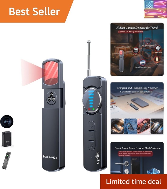 Hidden Camera Detector Bug GPS Tracker .