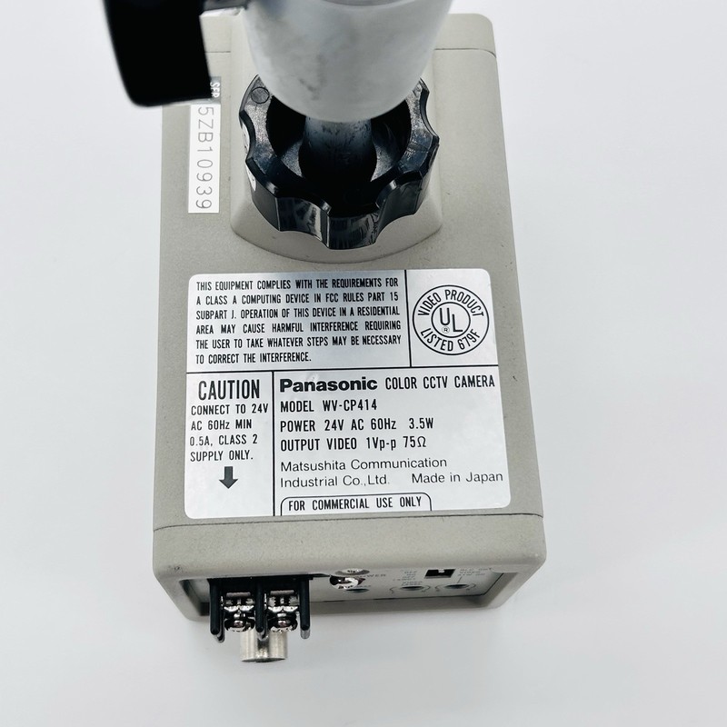 Panasonic WV-CP414 Color CCD CCTV Camera & Mount Used gallery