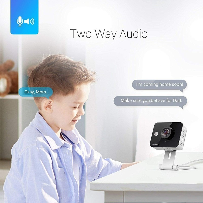 3 Pack Zmodo Mini Pro 1080P WiFi Indoor Two-Way Audio Camera gallery