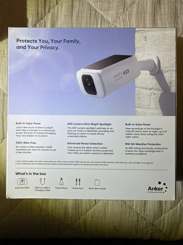 eufy SoloCam S40 Solar Wireless Outdoor Security Camera 2K T8124 New gallery