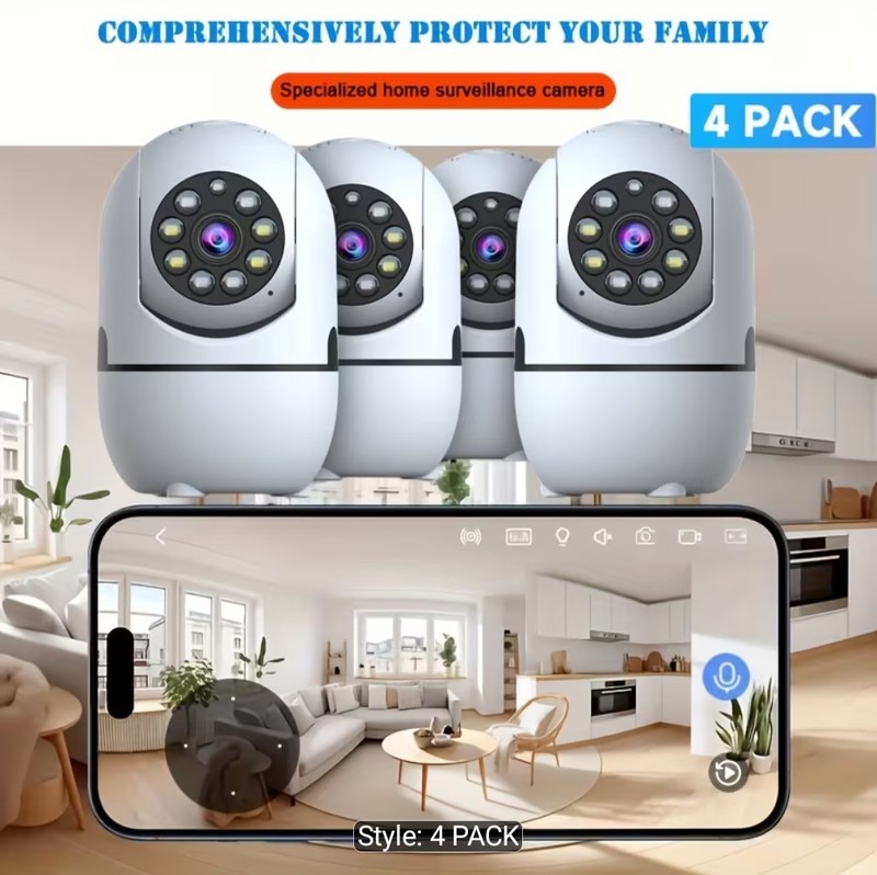 set 4 CLOUD STORAGE Wi-Fi camera Intelligent Camera High Resolution gallery
