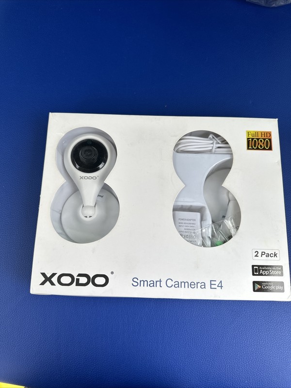 XODO E4 2-Pack 1080p 110° Wide-Angle Wireless Indoor Wifi Night Vision Camera