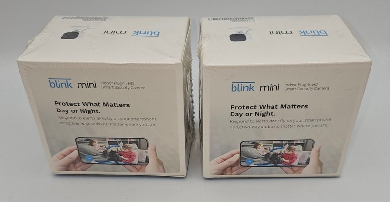 Blink Security Camera 1080p HD Alexa Mini Indoor Amazon Lot Of 2 New BCM00300UB gallery