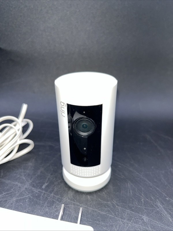 Ring Indoor Cam Compact Plug-In HD Security Camera with two-way talk - White gallery