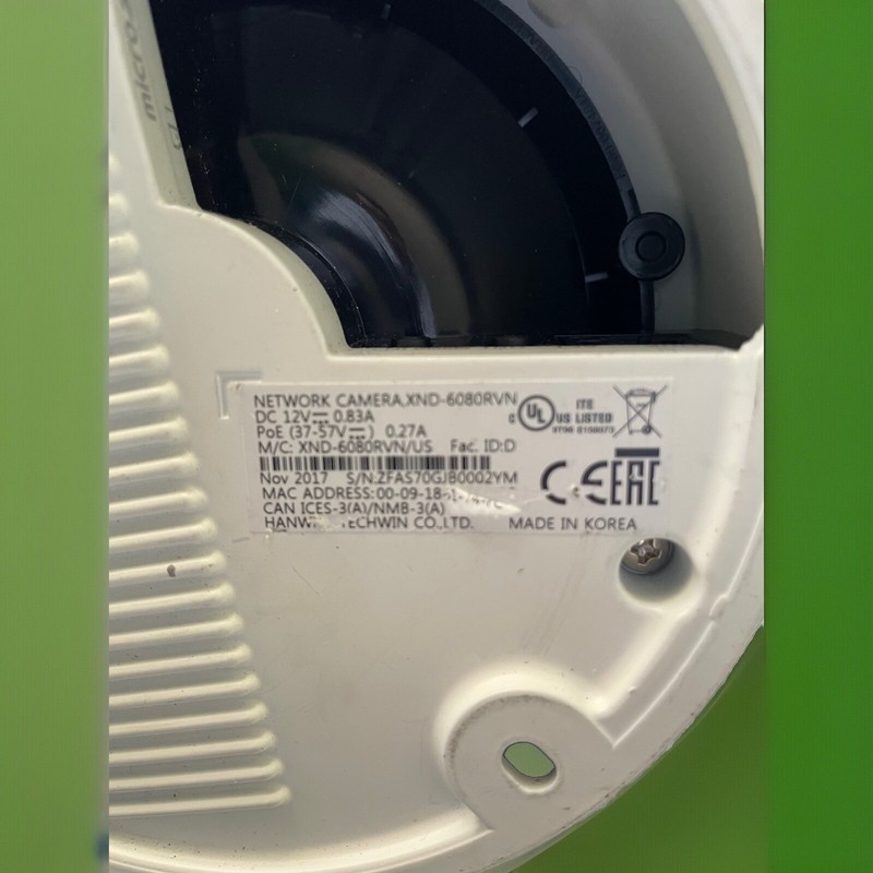 Hanwha Techwin WiseNet X XND-6080RV 2 Megapixel Network Security Camera USA!!! gallery