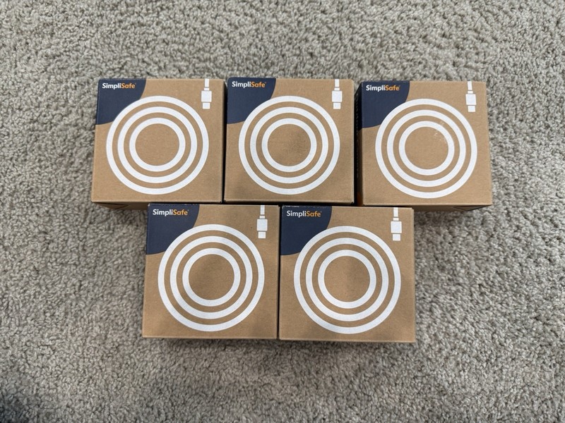 Lot of 5 SimpliSafe 16ft outdoor camera power cables (missing plugs)
