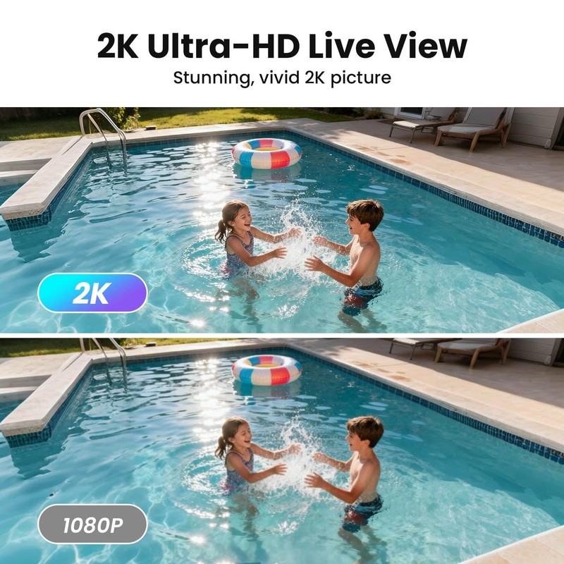 Solar Security Cameras Wireless Outdoor, Free Cloud Storage, WiFi Cameras for... gallery