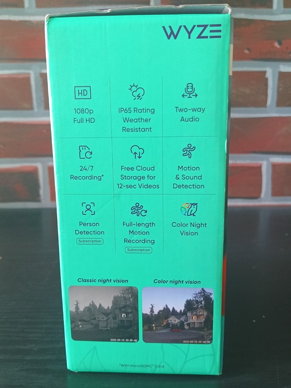 Wyze WYZEC3L Cam v3 1080P Indoor/Outdoor Security Cameras Color Night Vision gallery