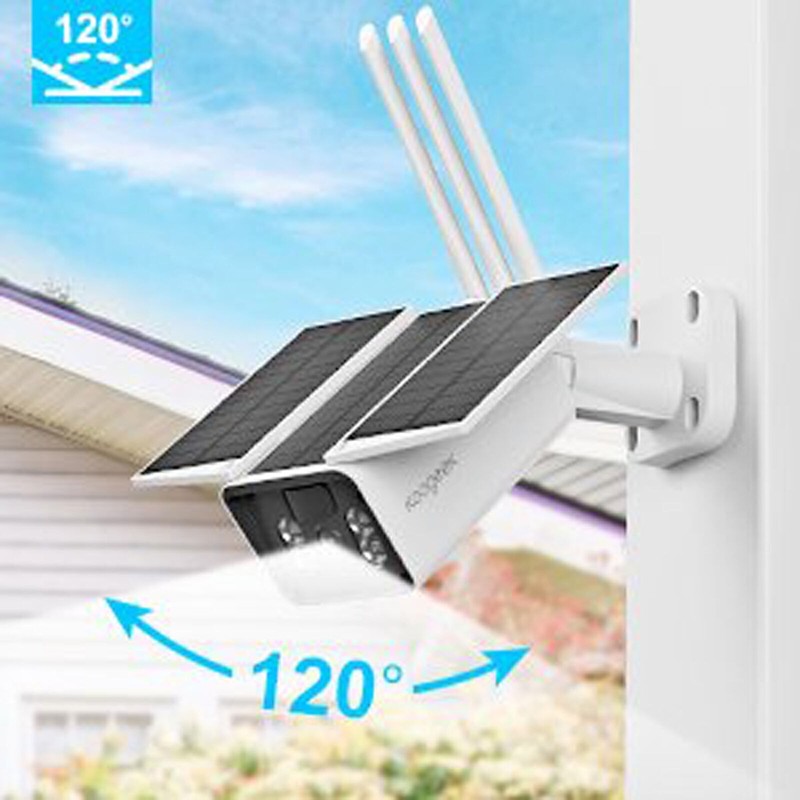 Home Security Camera Outdoor Solar Battery Powered Wireless Wifi Cam Pan Tilt US gallery