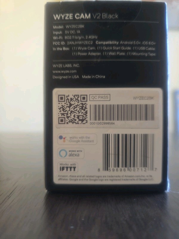NEW Wyze Cam V2 1080p HD WiFi Indoor Camera - Black - WYZEC2BK gallery