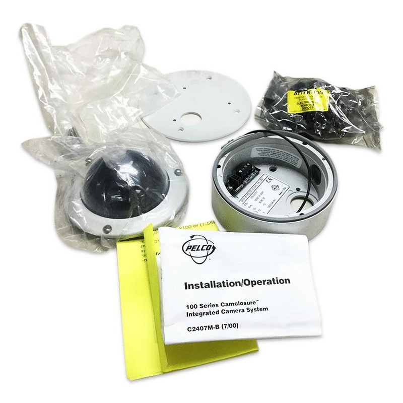 New Pelco Metal Dome Camera Shell Mount ICS101-CRV3A Outdoor Mini Security gallery