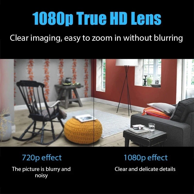 1080P Mini Camera CCTV WiFi HD IP Night Vision Camcorder Home Security Cam US gallery
