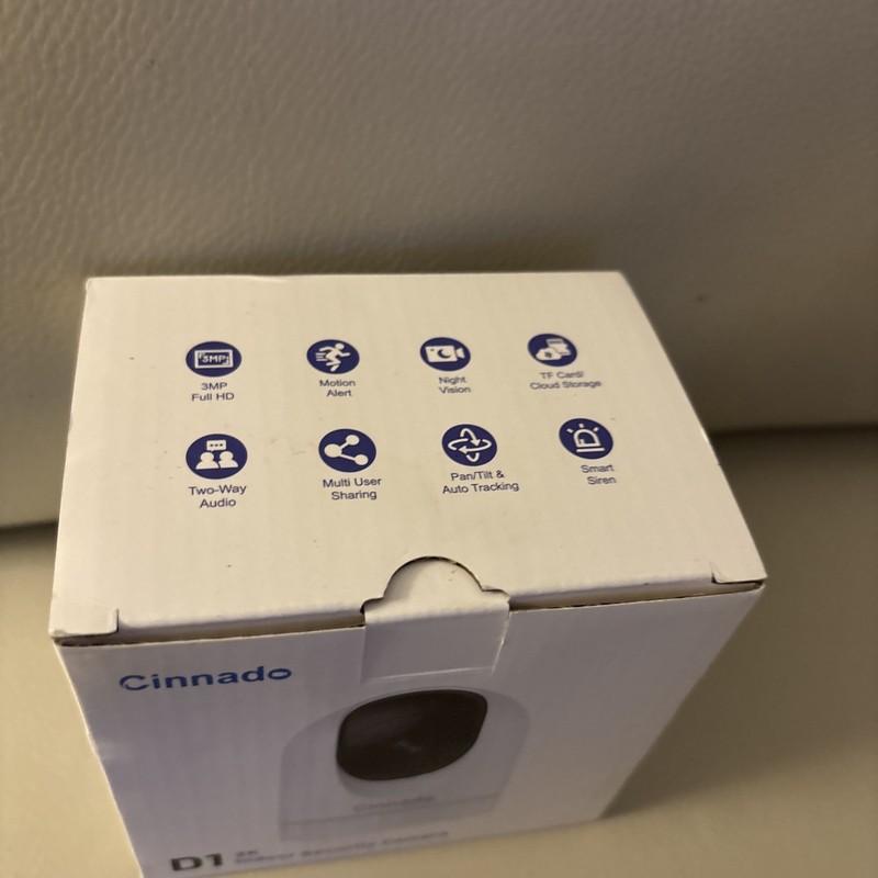 Cinnado Security Camera Indoor 2k 360 Wifi Camera for home security gallery