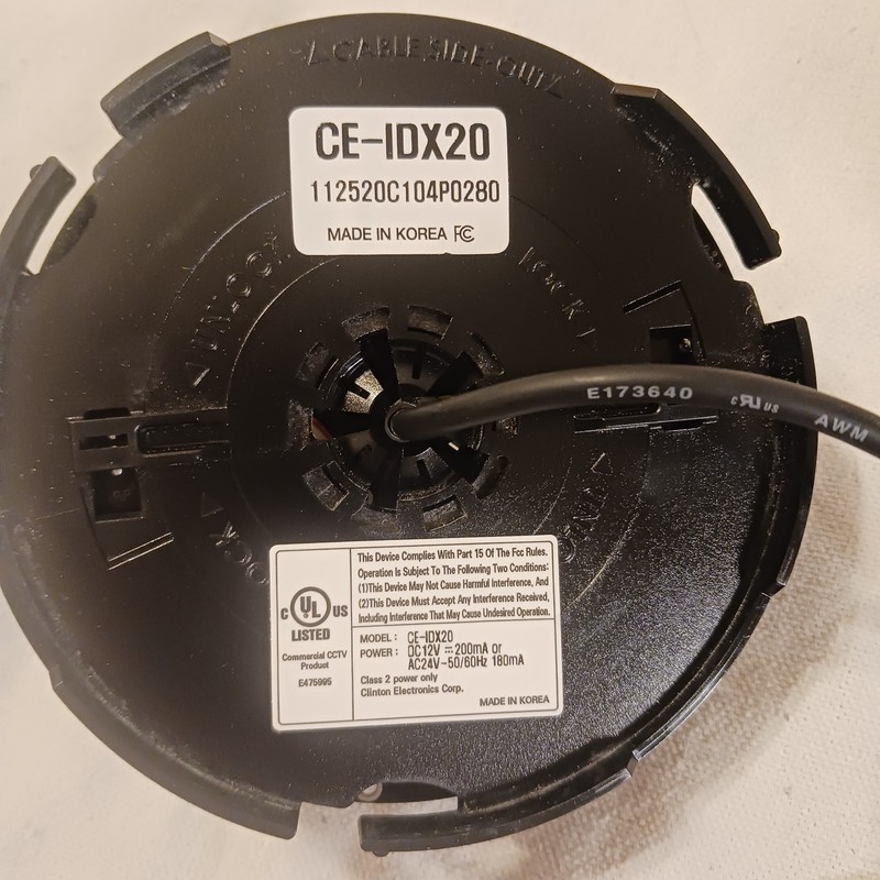 Security Camera - Clinton Electronics CE-IDX20 HD Analog Indoor Dome Camera gallery