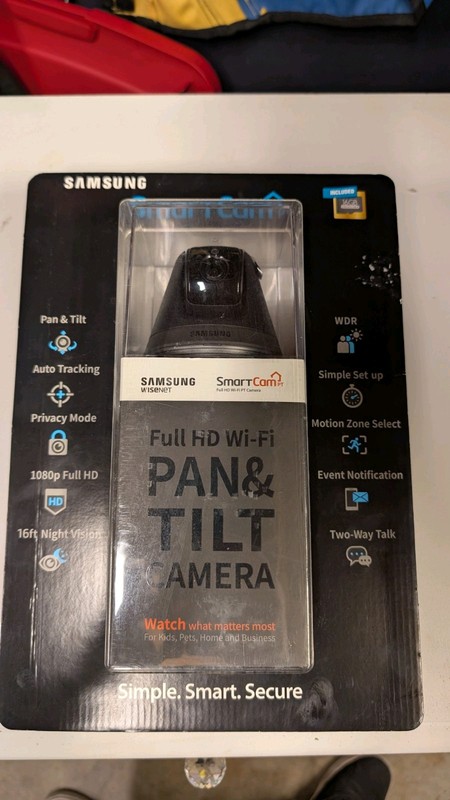 SAMSUNG SNH-V6410PN SmartCam PT 1080p Pan/Tilt Full HD Wi-Fi IP Camera - NEW gallery