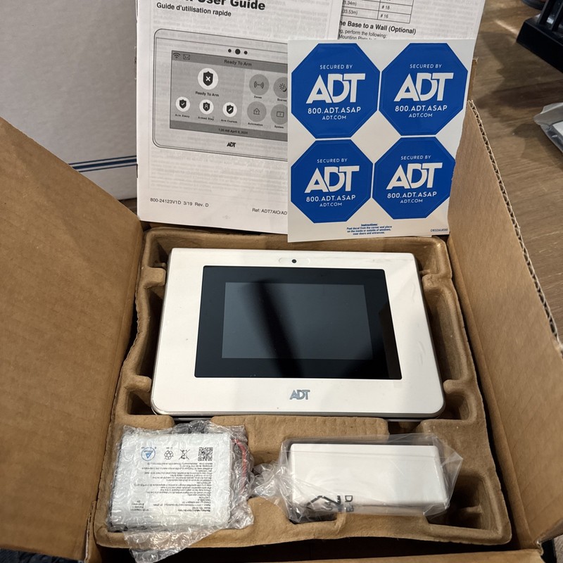 ADT – ADT5AIO-1 5″ AIO W/WIFI/ZWAVE/24Hr Battery Security Panel Firmware 4