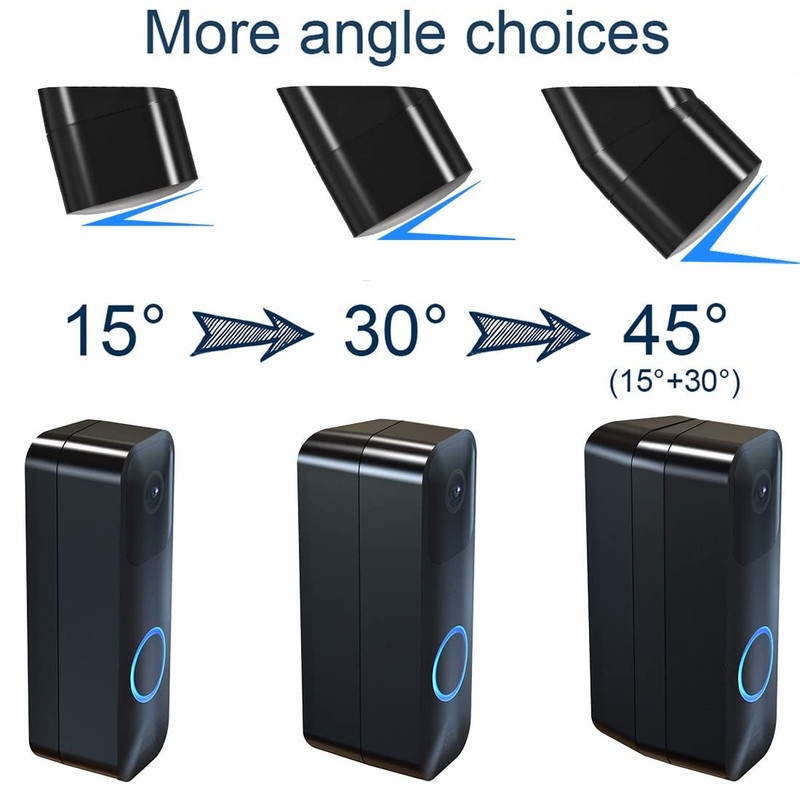 Blink Doorbell Mount Adjustable 15 To 45 Degrees Corner Mount Nodrill Mounting gallery