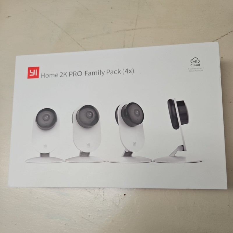 YI Pro 1080P 4PC Home Security Camera, 2.4Ghz Indoor IP Camera Person