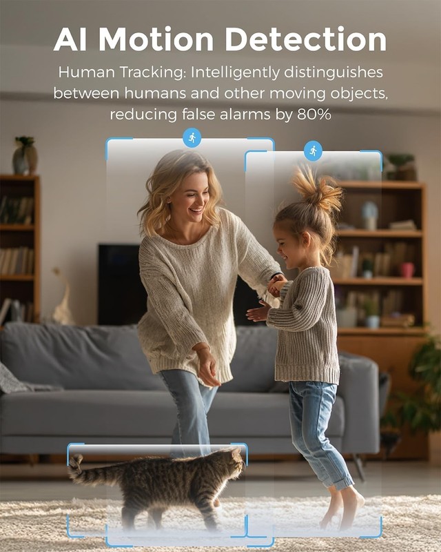 Security Camera 2K WIFI6 Indoor Baby Monitor&Pet Camera Color Night Vision gallery