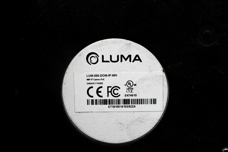 Luma Surveillance 500 Series Dome Camera LUM-500-DOM-IP-WH (White) PoE Camera gallery