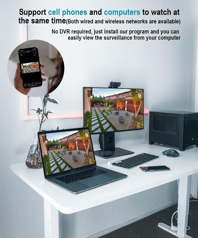 2.4G Wi-Fi Bridge HaLow 2MP Camera Supports 3000 feet Outdoor Transmission gallery